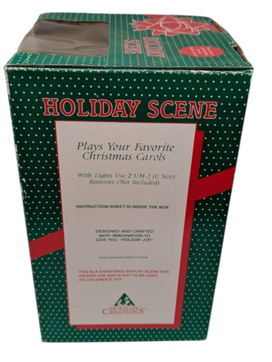 Vintage Liberty Bell Christmas Holiday Creations Musical Carolers Scene Dickens - Picture 7 of 8